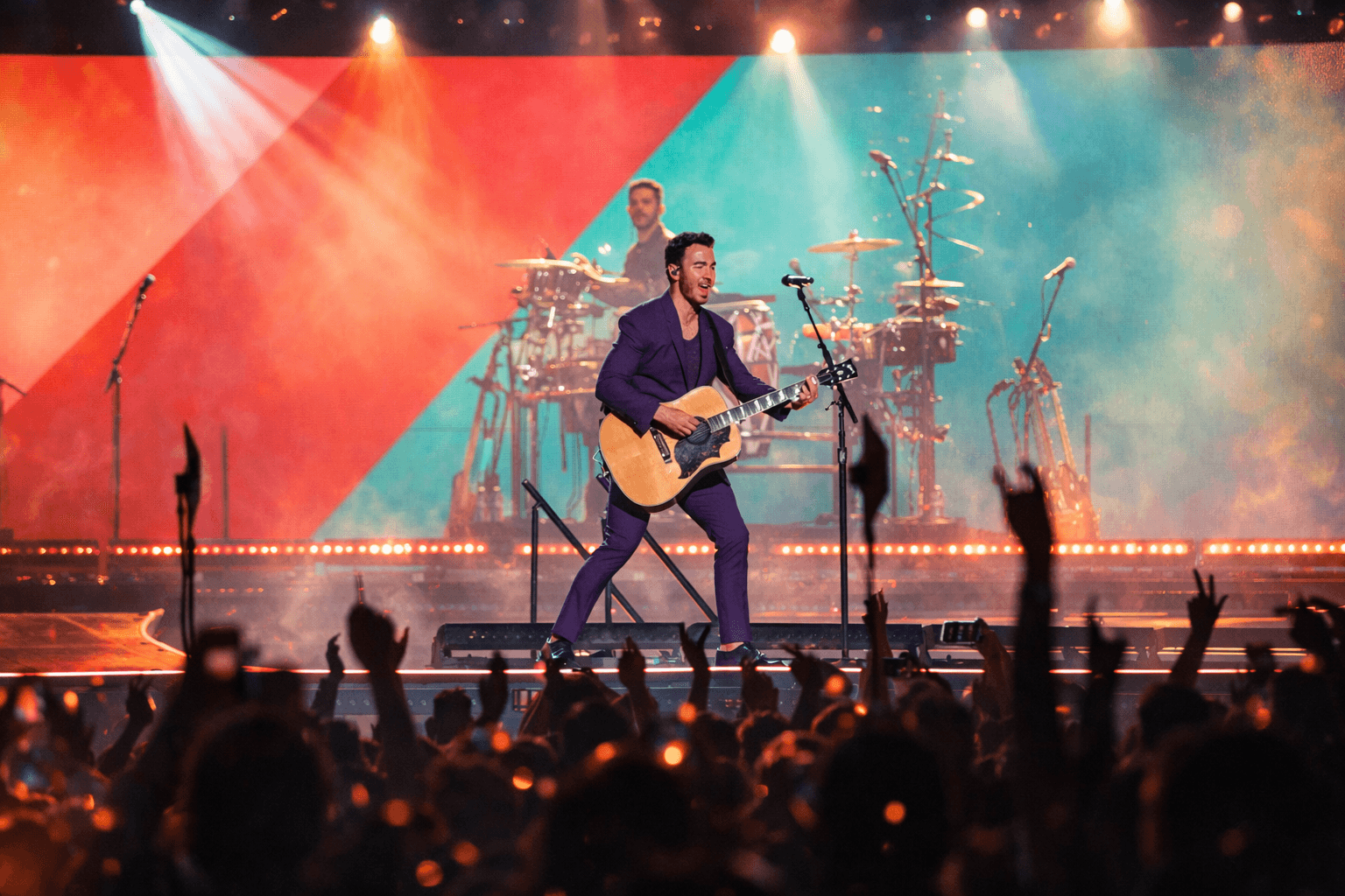 JONAS BROTHERS performing live, photographed by Connor Patterson
