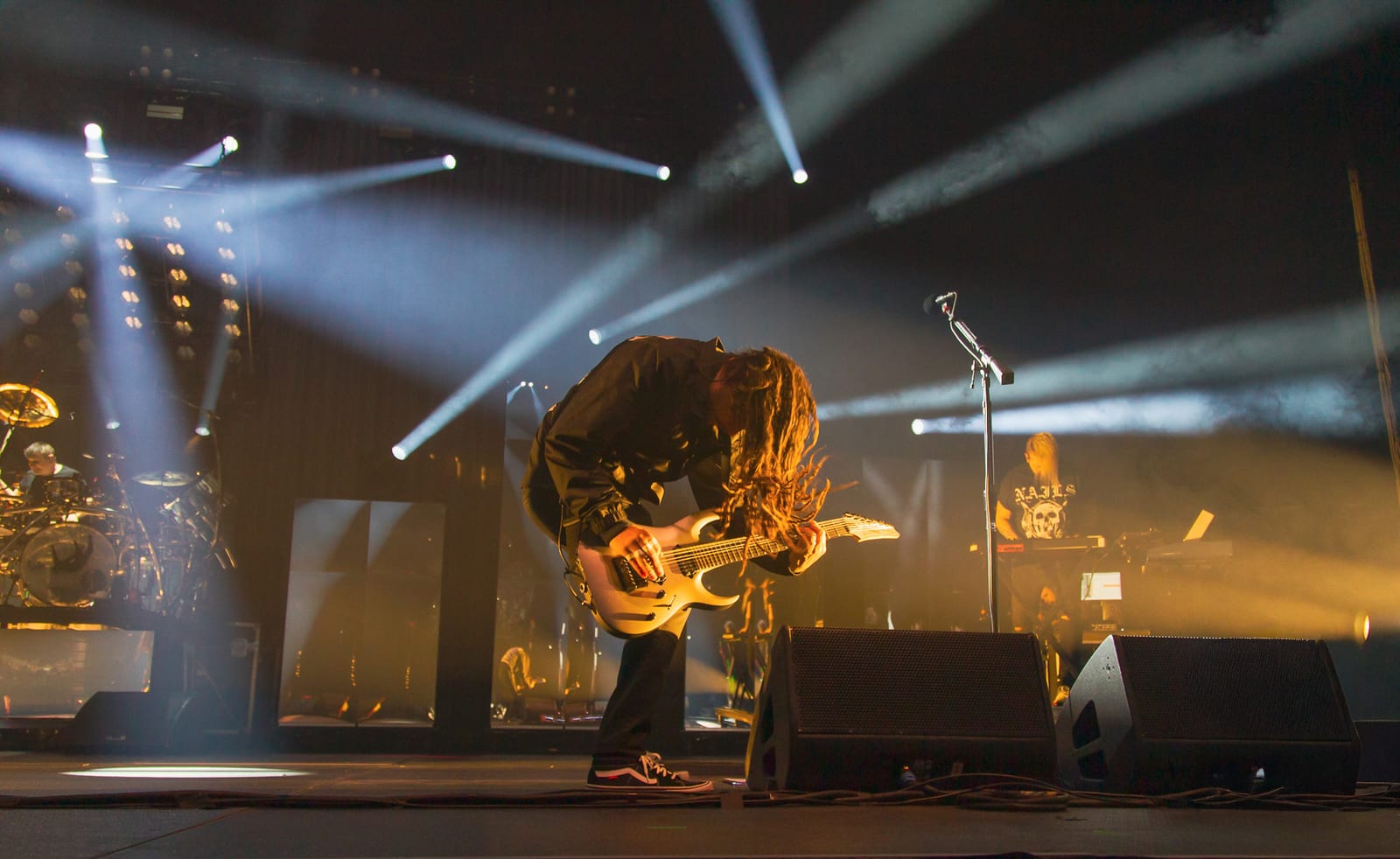 KORN performing live, photographed by Connor Patterson