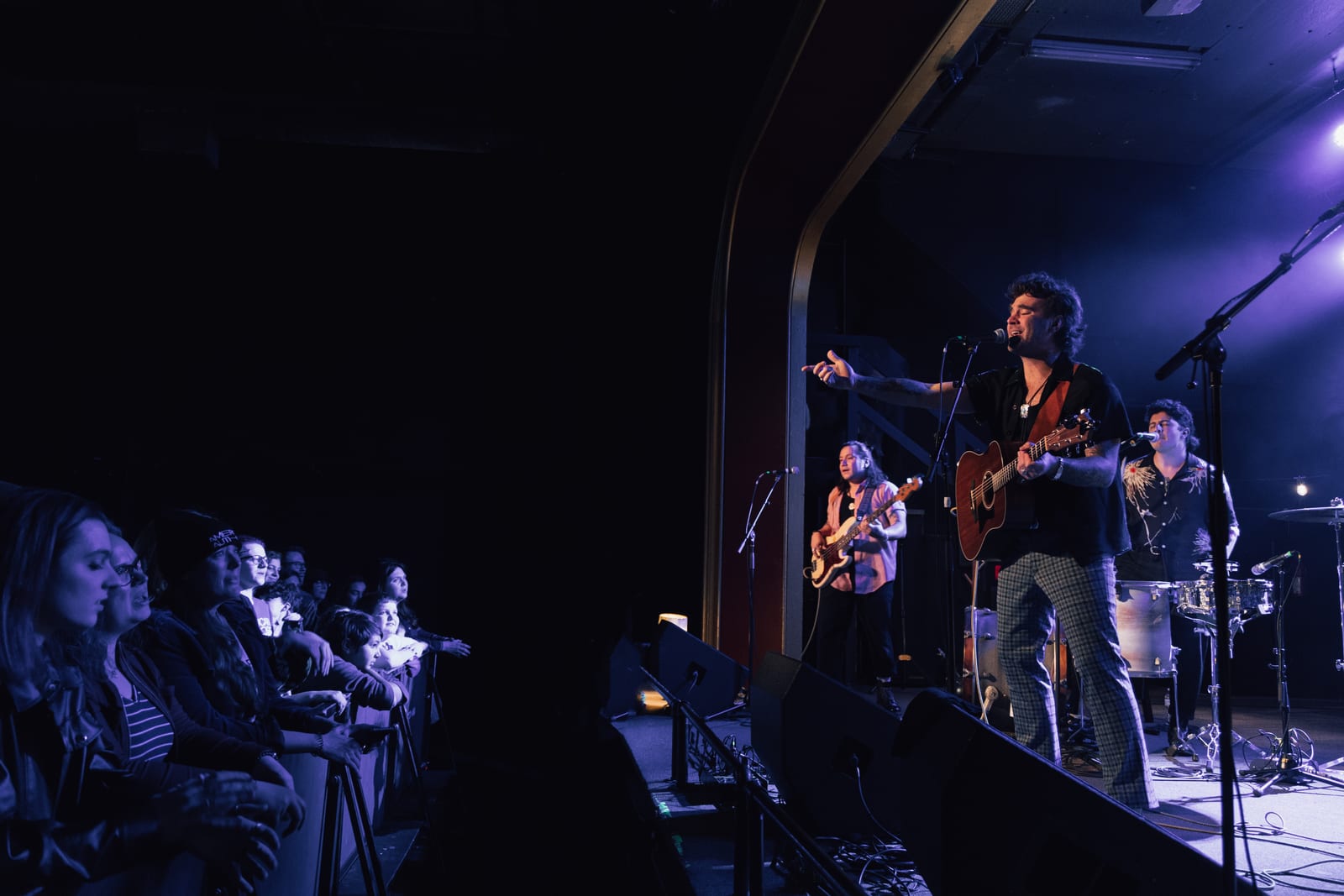 AMERICAN AUTHORS performing live, photographed by Connor Patterson.