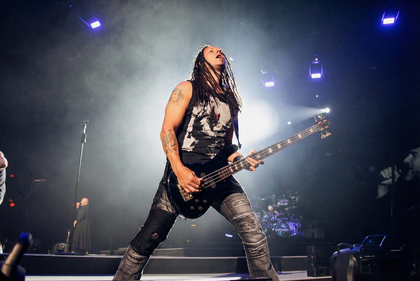 DISTURBED performing live, photographed by Connor Patterson.
