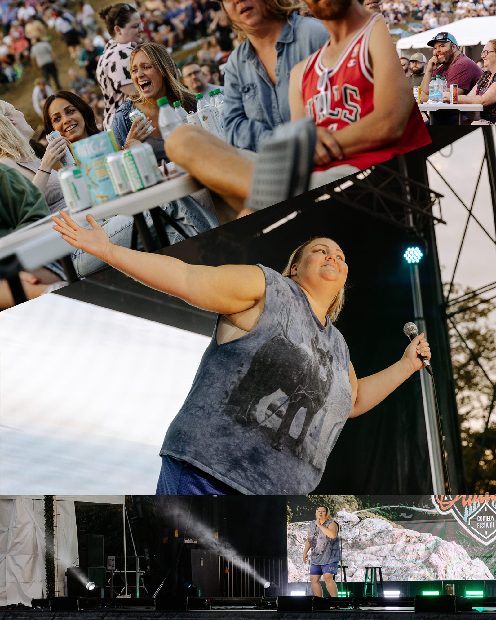 THEO VON performing live, photographed by Connor Patterson.