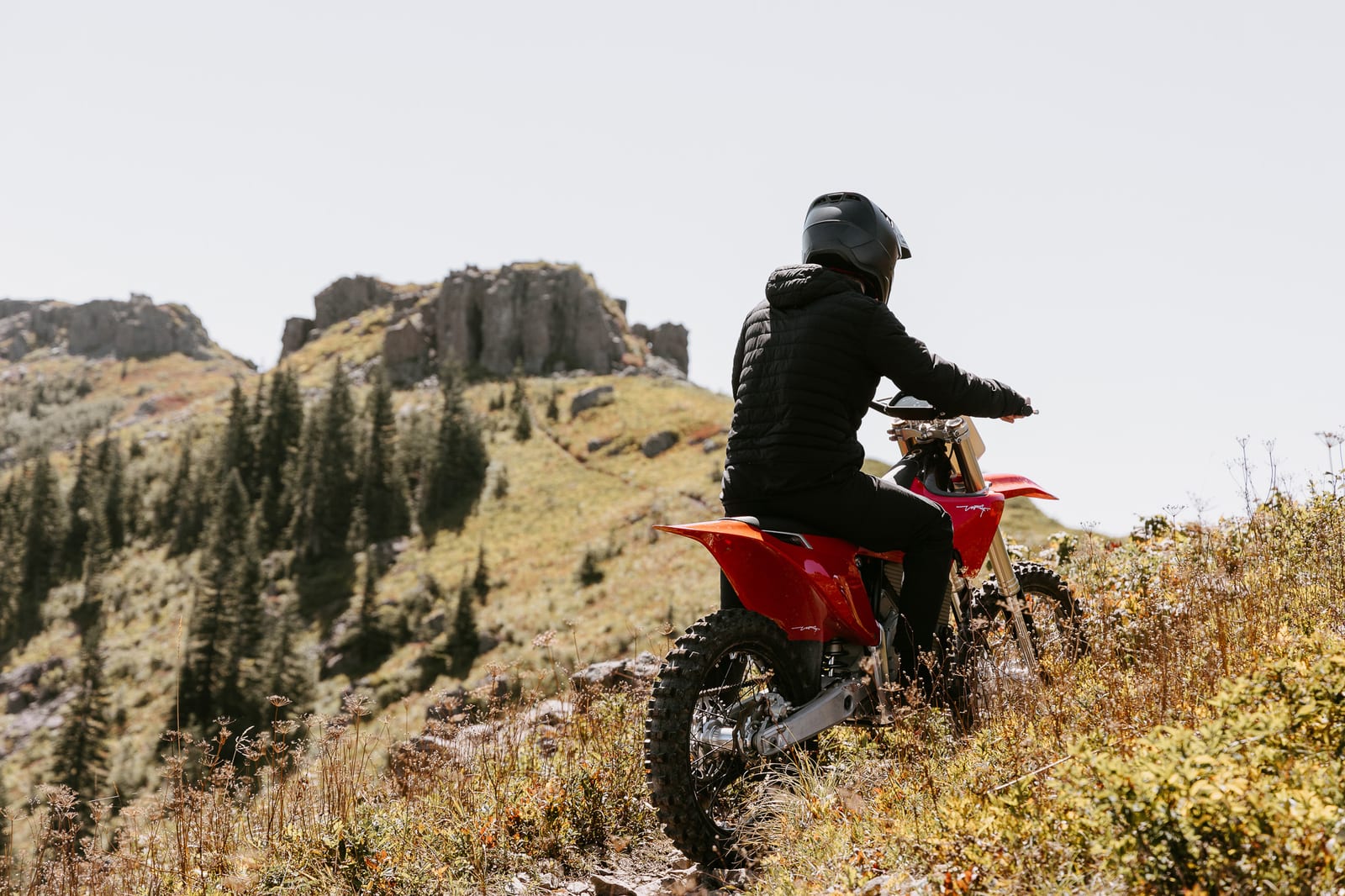 Stark Varg electric motorcycle campaign frame 1