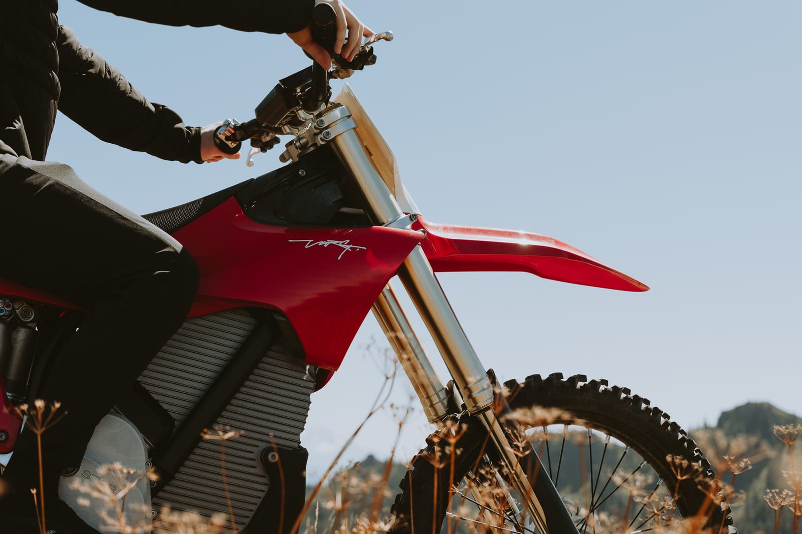 Stark Varg electric motorcycle campaign frame 2