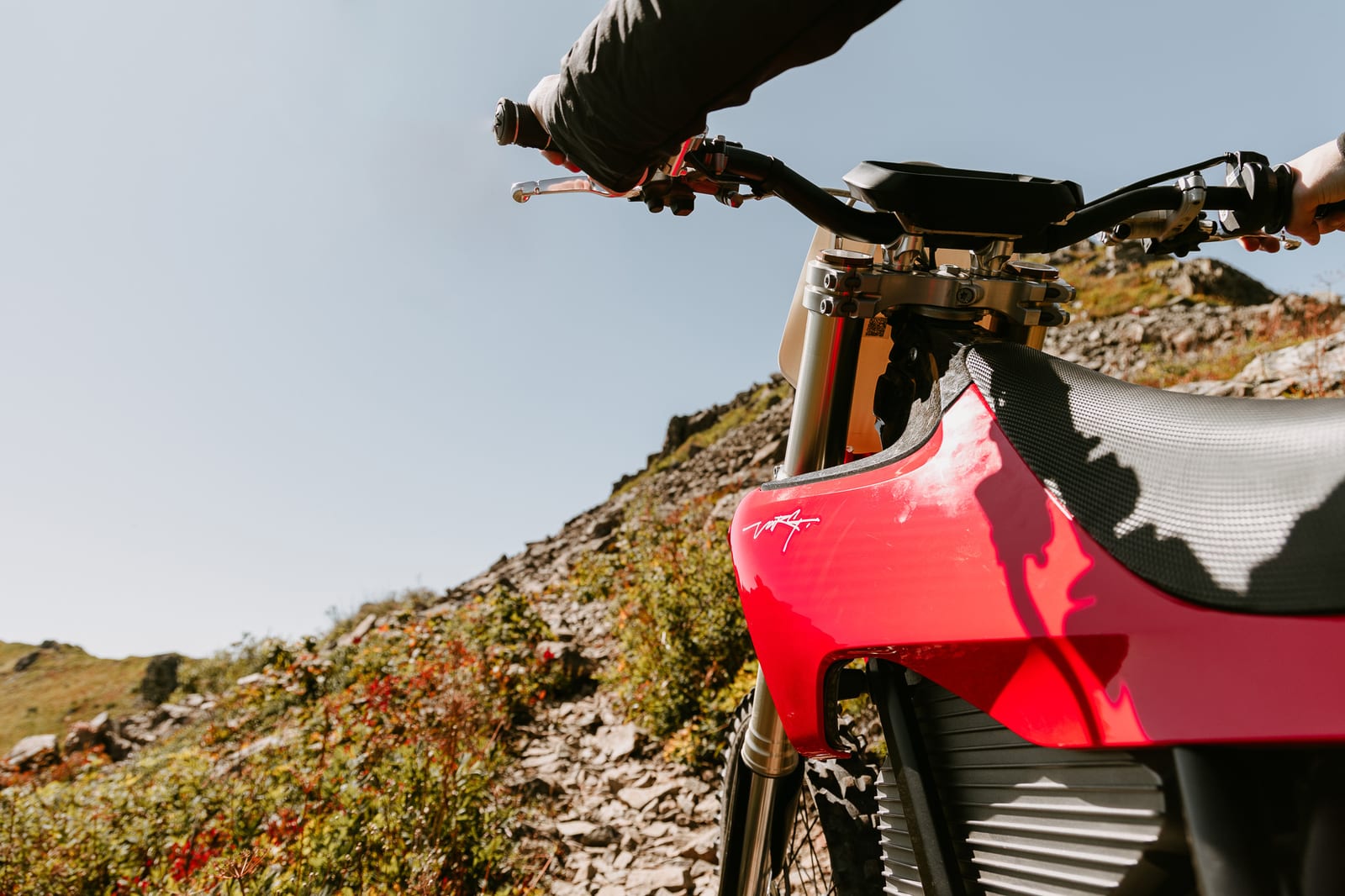 Stark Varg electric motorcycle campaign frame 4