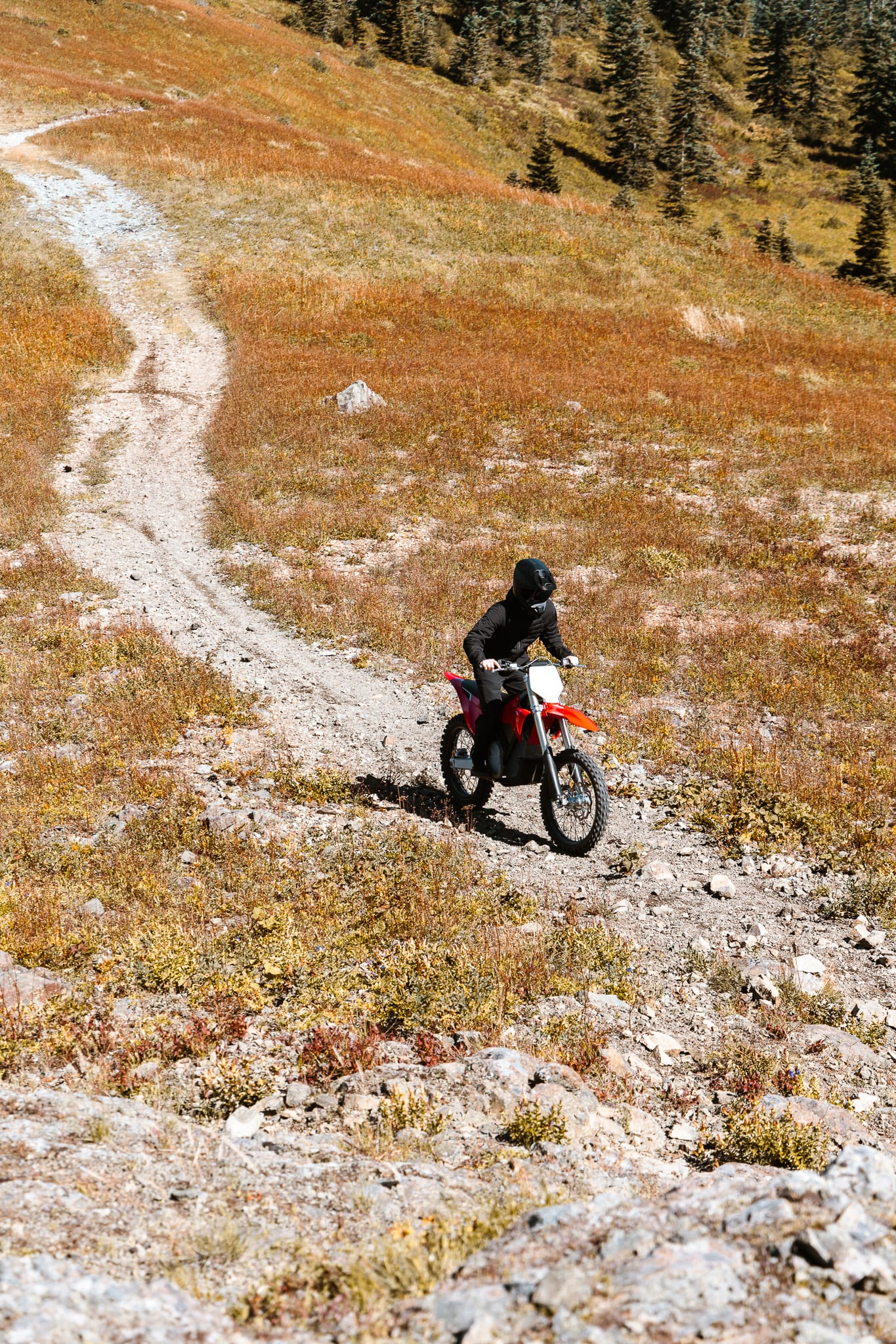 Stark Varg electric motorcycle campaign frame 6