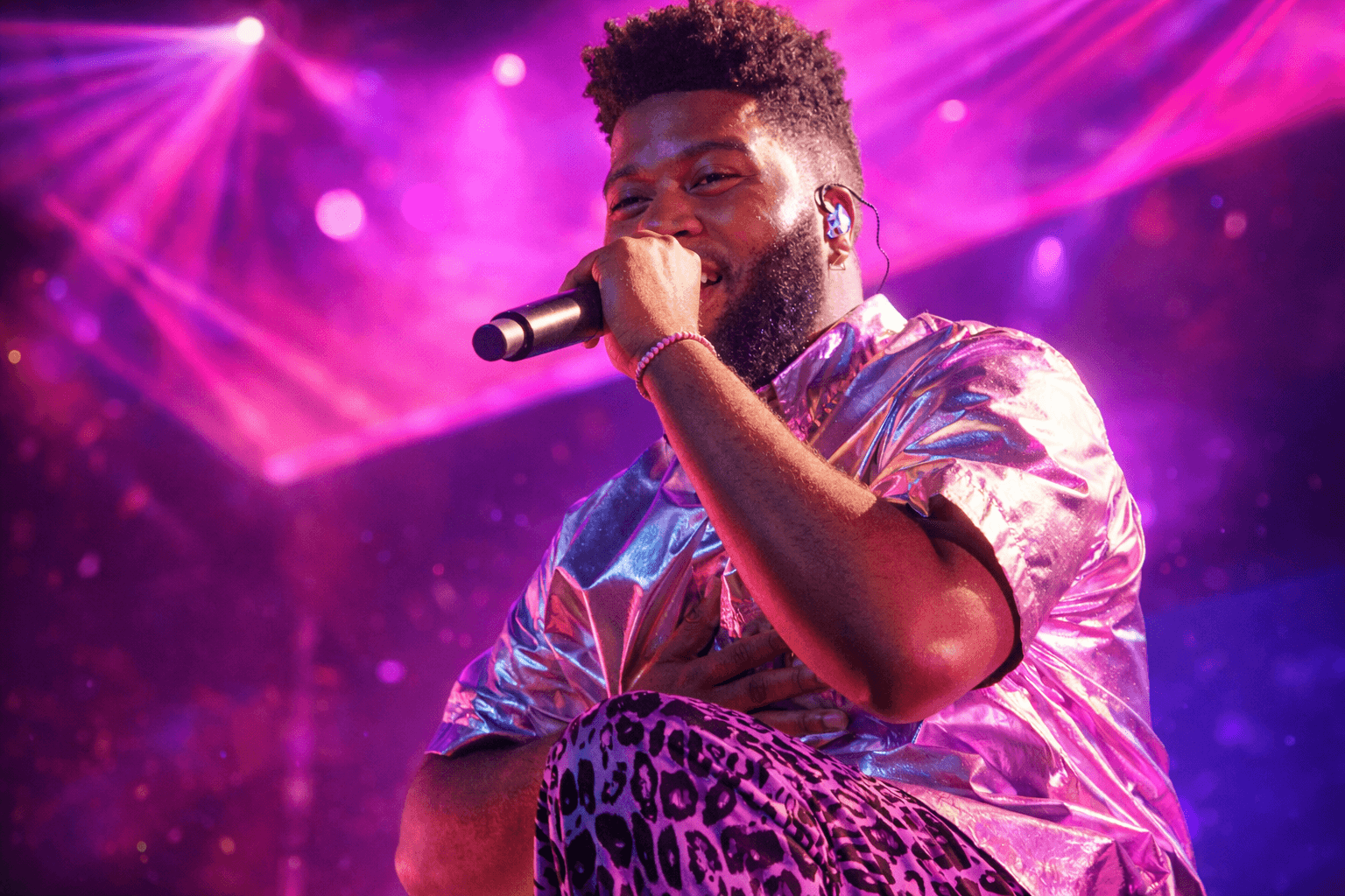 KHALID performing live, photographed by Connor Patterson