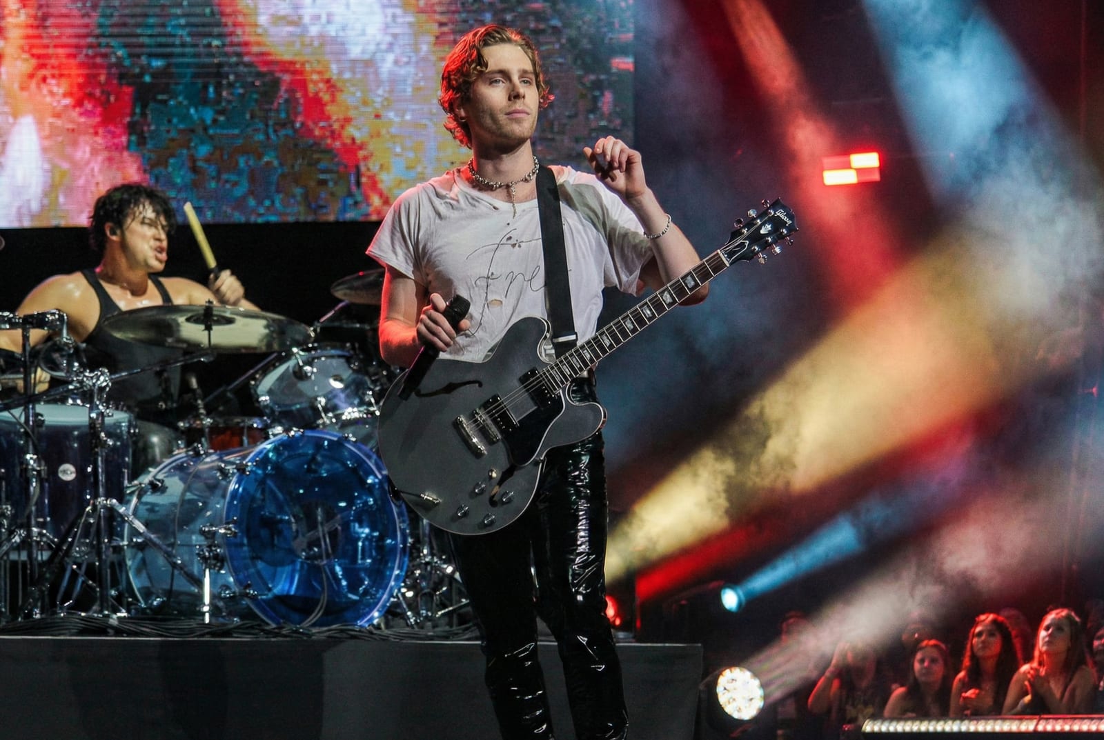 5 Seconds of Summer performing live, frame 3 of 8