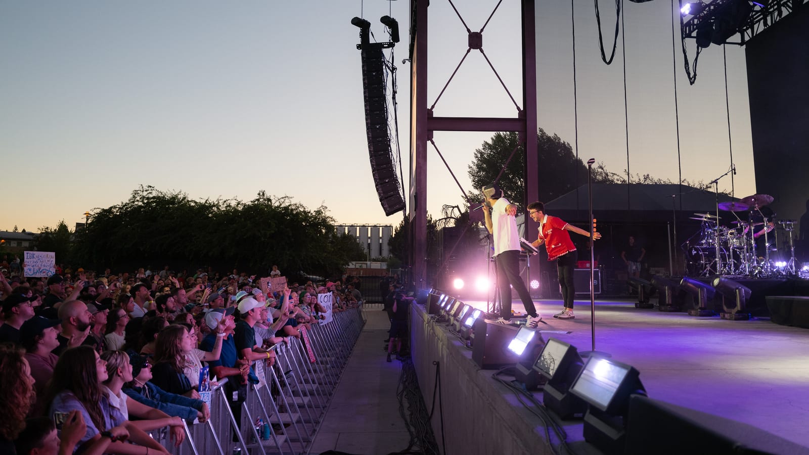 AJR performing live in Bend, Oregon, frame 14 of 16