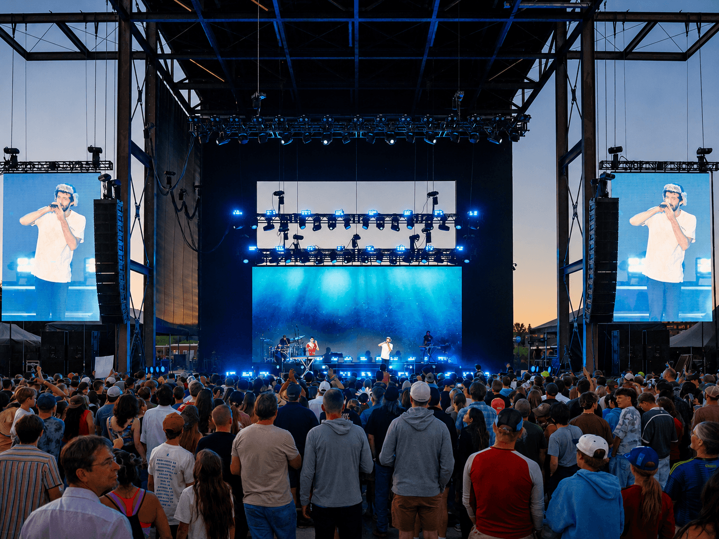 AJR performing live in Bend, Oregon, frame 2 of 16