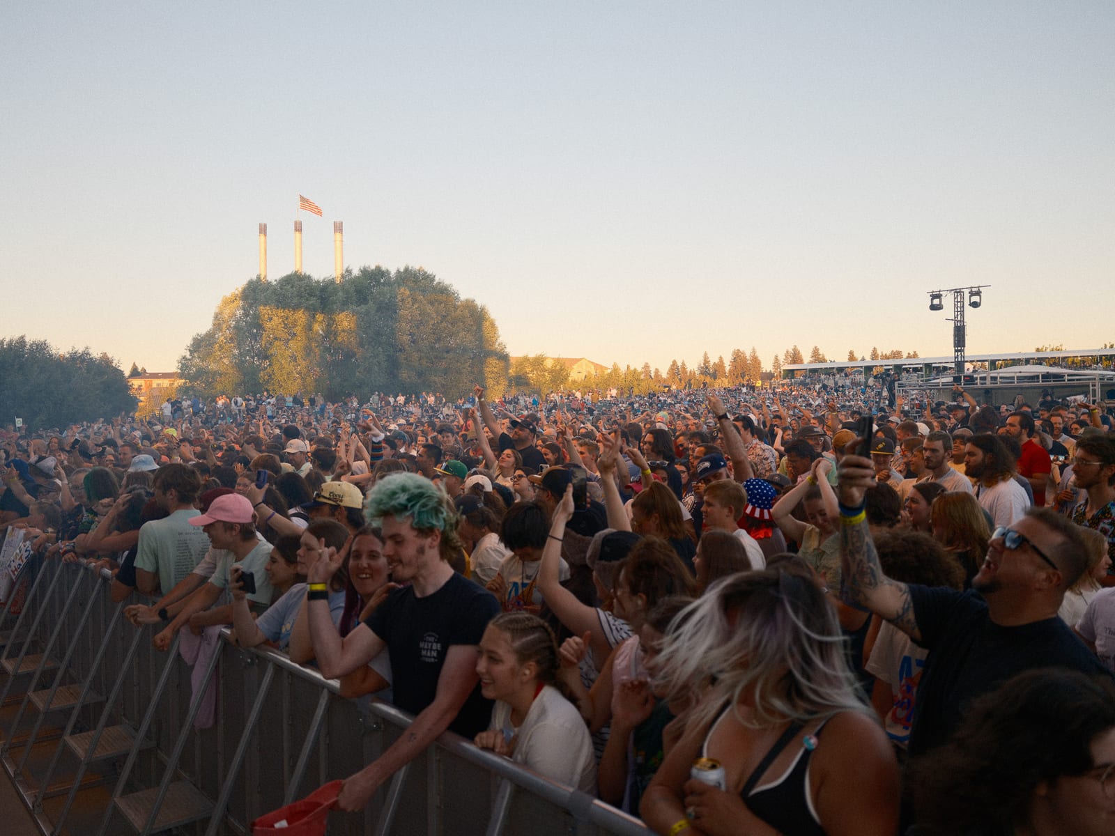 AJR performing live in Bend, Oregon, frame 13 of 16