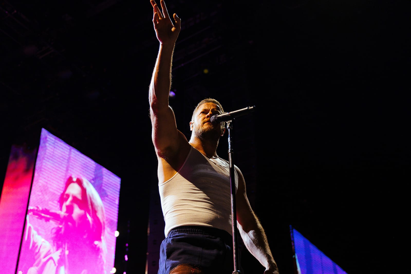 Imagine Dragons performing live, frame 3 of 18