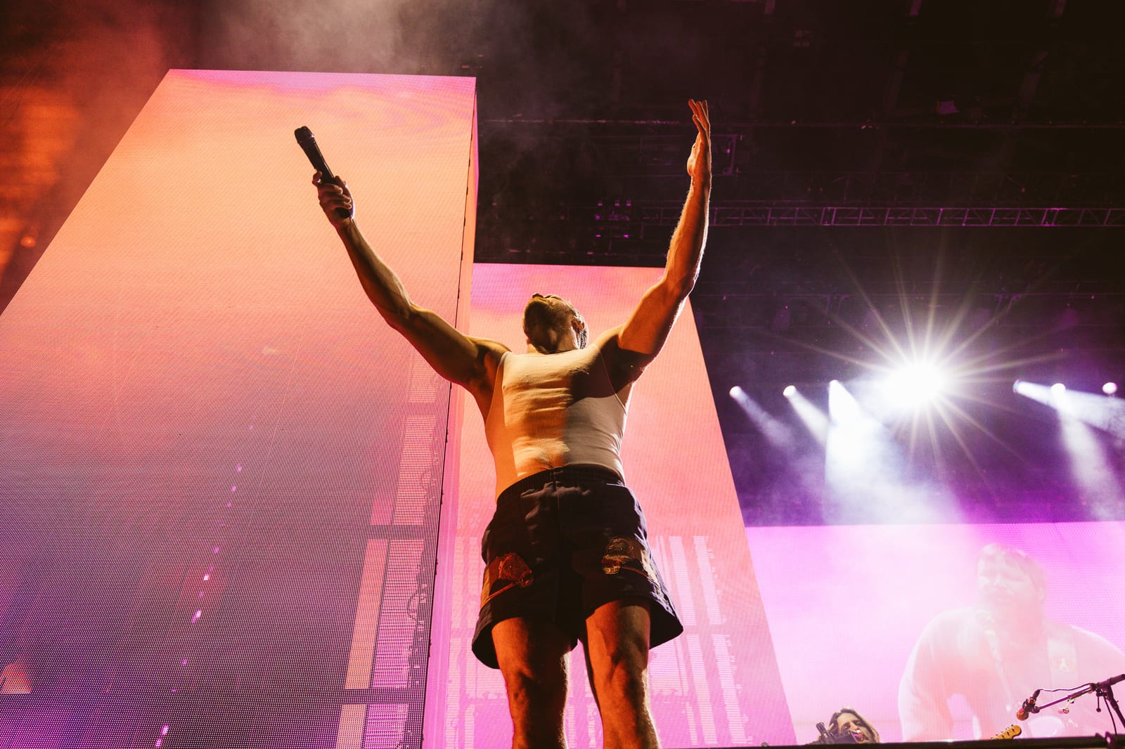 Imagine Dragons performing live, frame 4 of 18