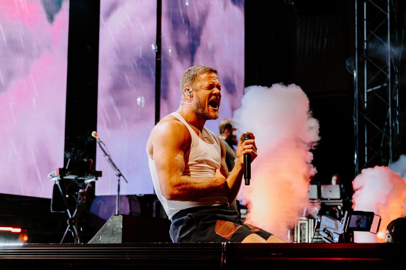 Imagine Dragons performing live, frame 6 of 18