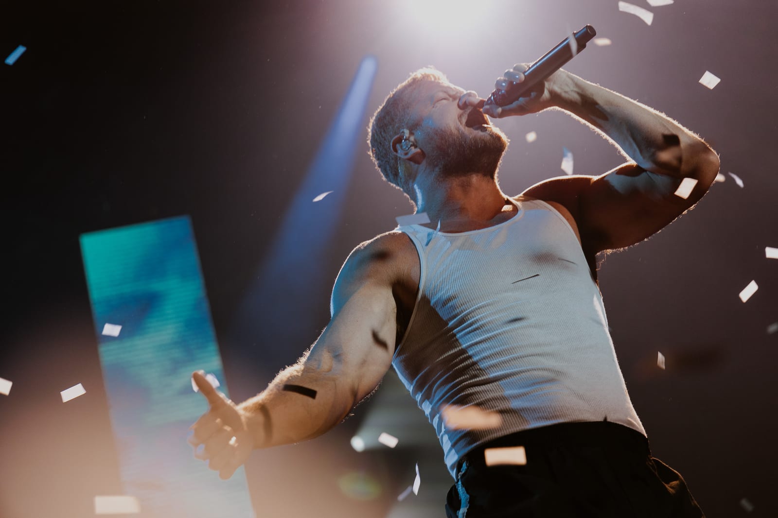 Imagine Dragons performing live, frame 9 of 18