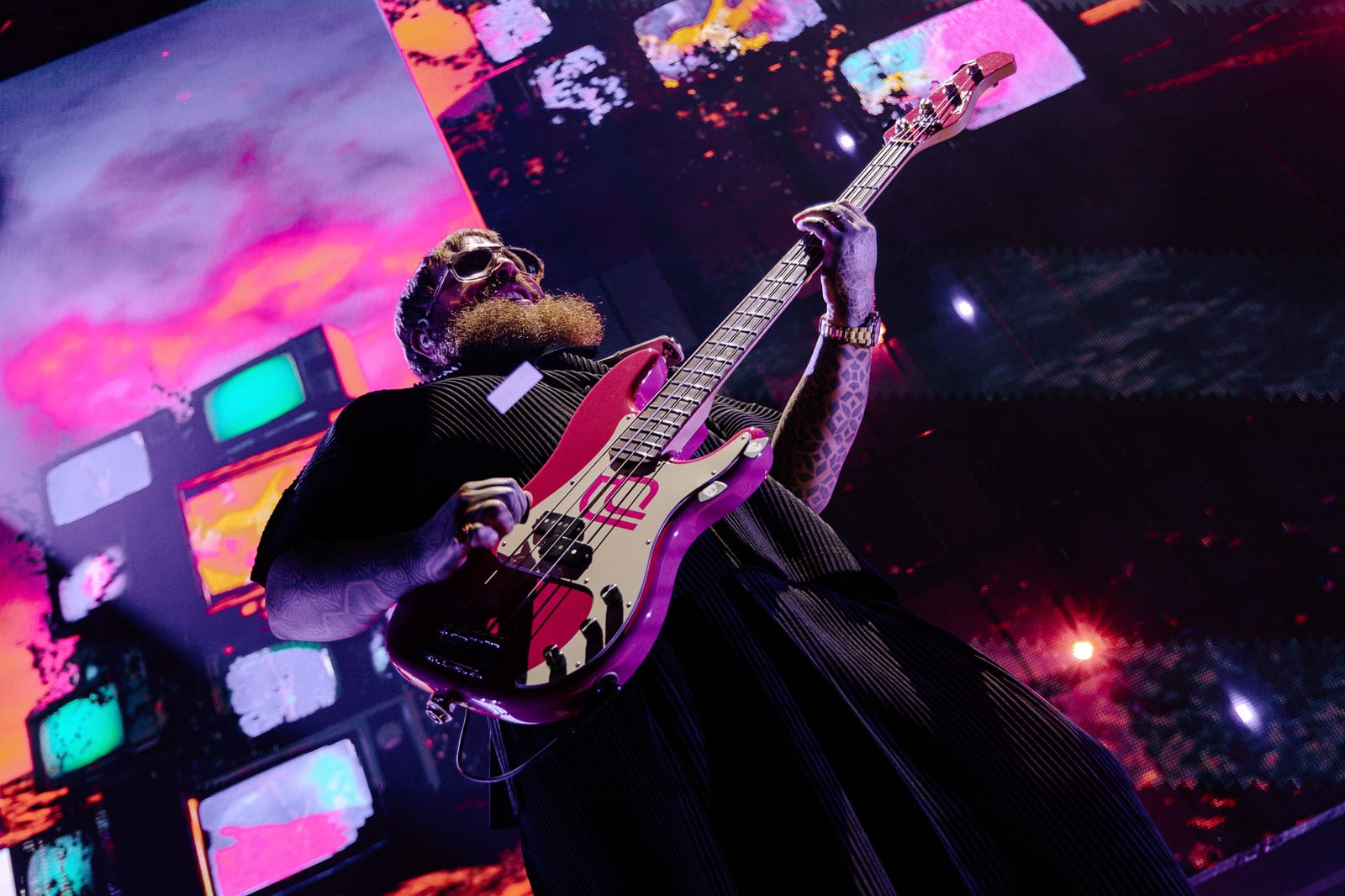 Imagine Dragons performing live, frame 10 of 18