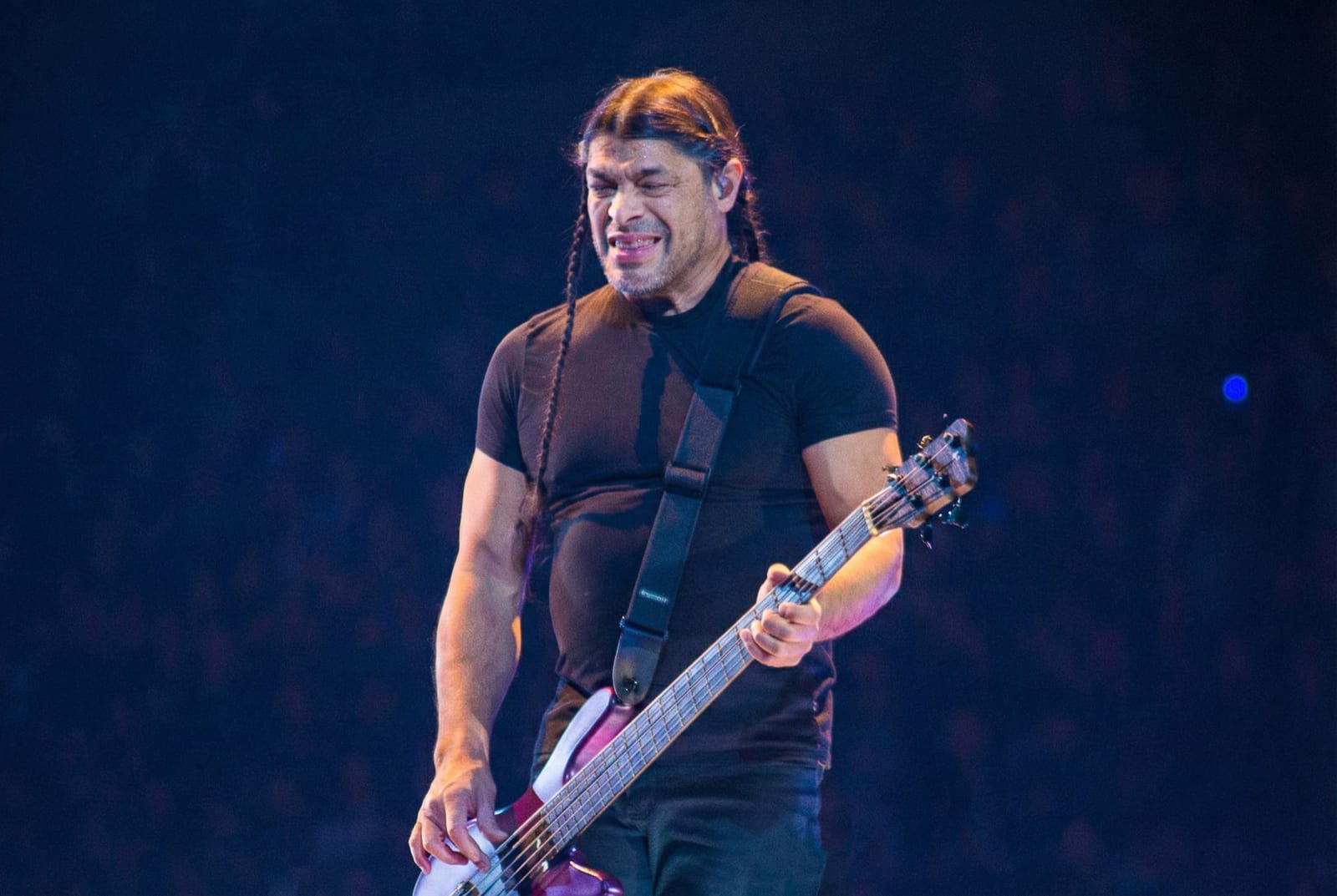 Metallica performing live, frame 2 of 5