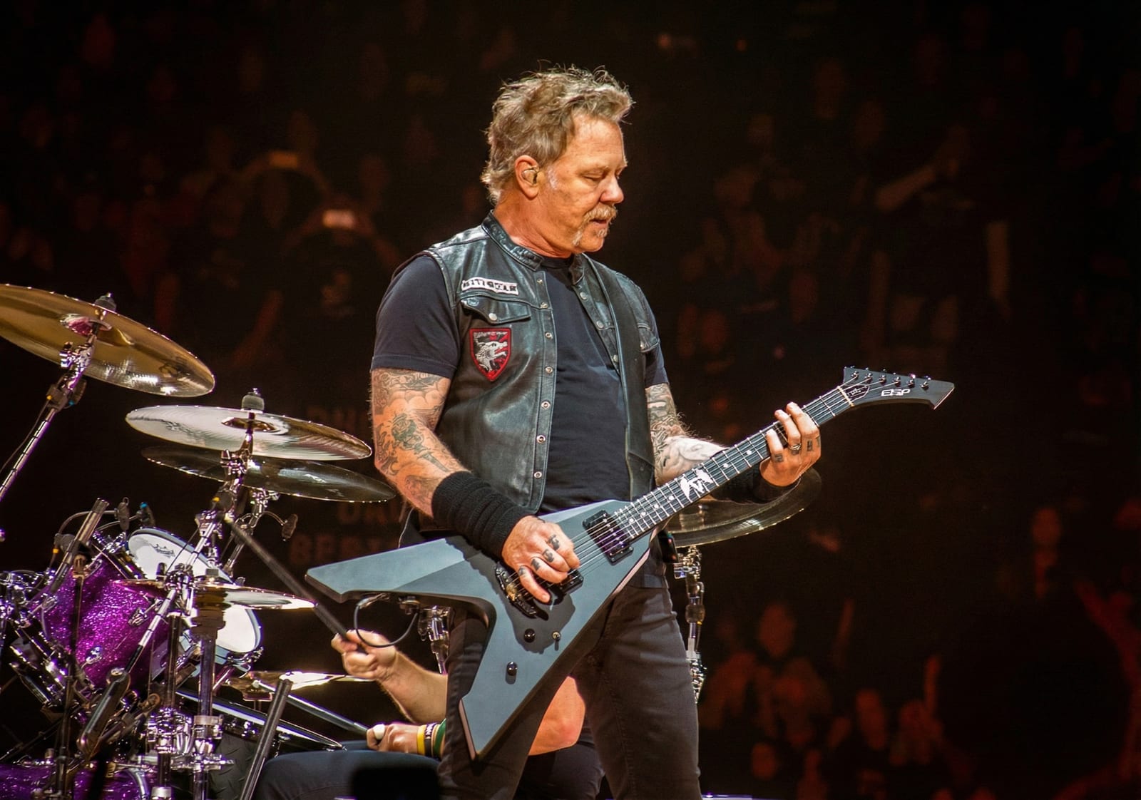 Metallica performing live, frame 3 of 5