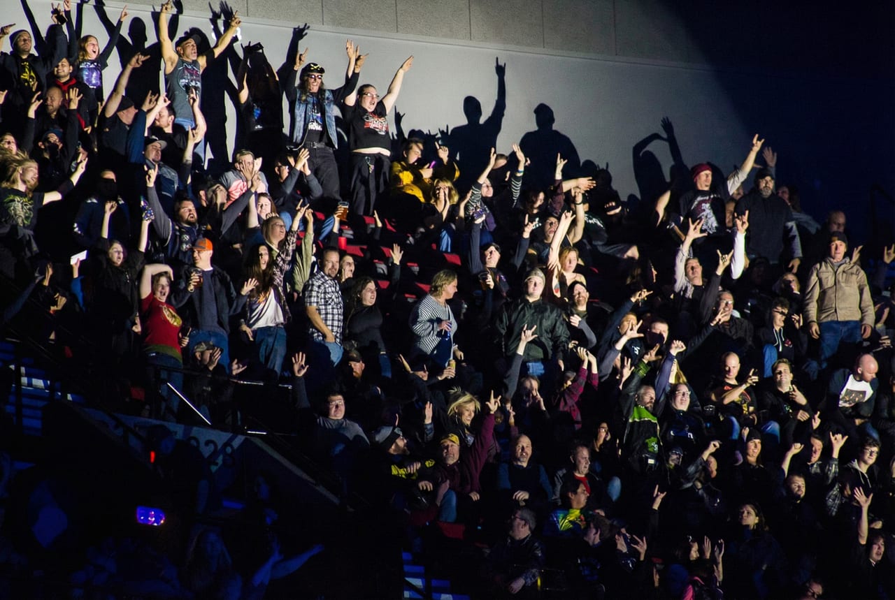 Metallica photographed live by Connor Patterson