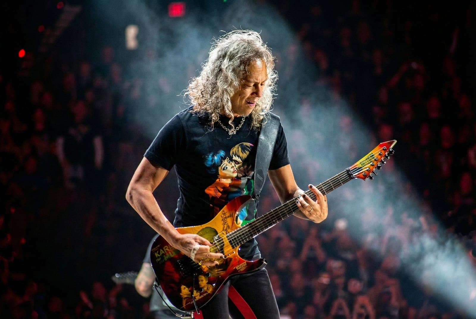 Metallica performing live, frame 5 of 5
