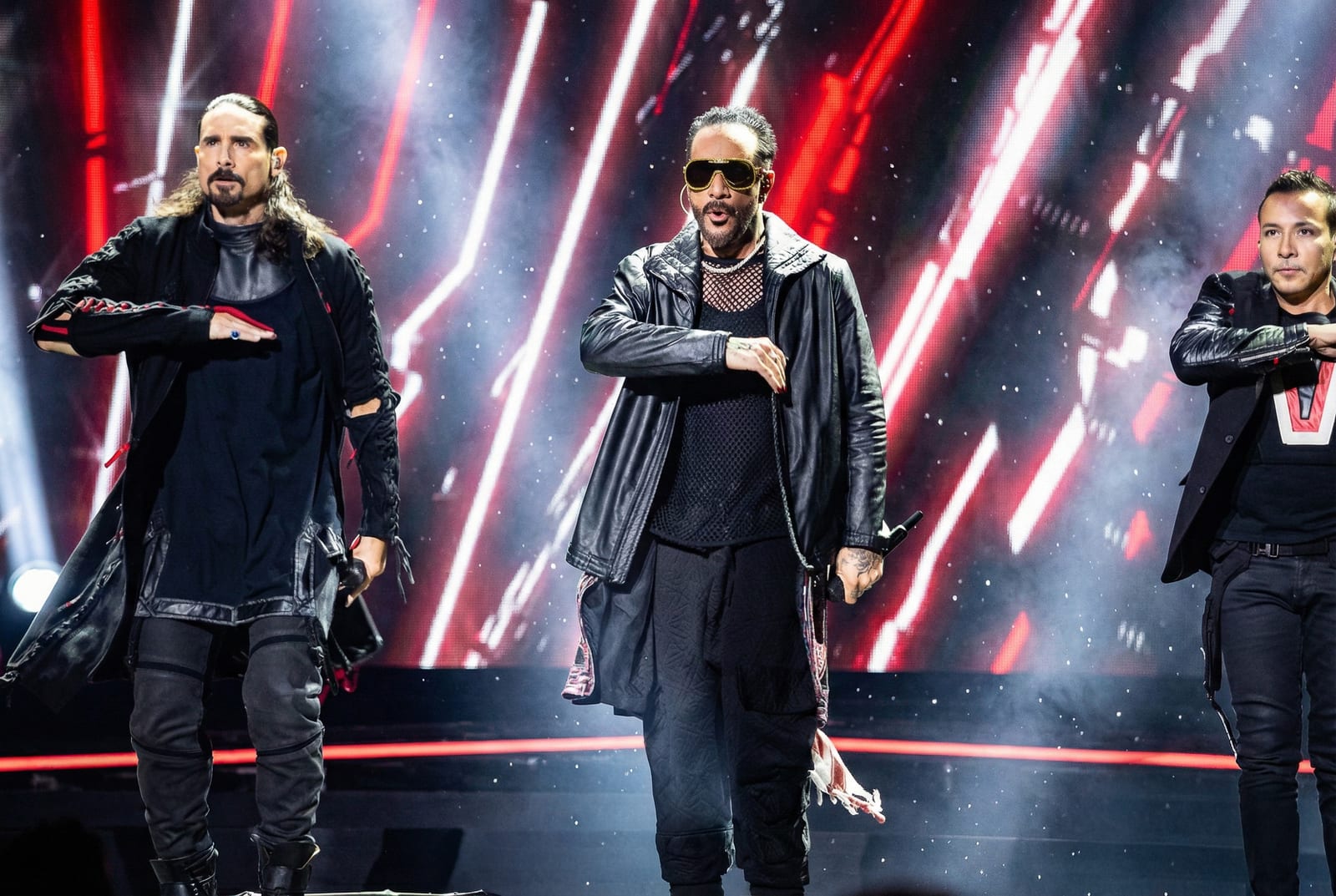 BACKSTREET BOYS performing live, photographed by Connor Patterson.