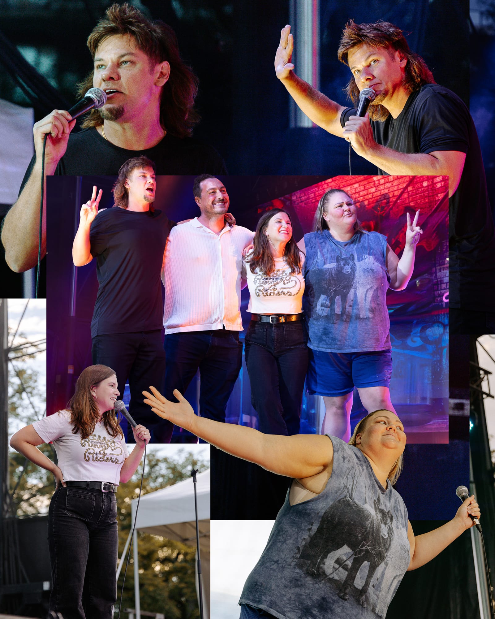 THEO VON performing live, photographed by Connor Patterson.