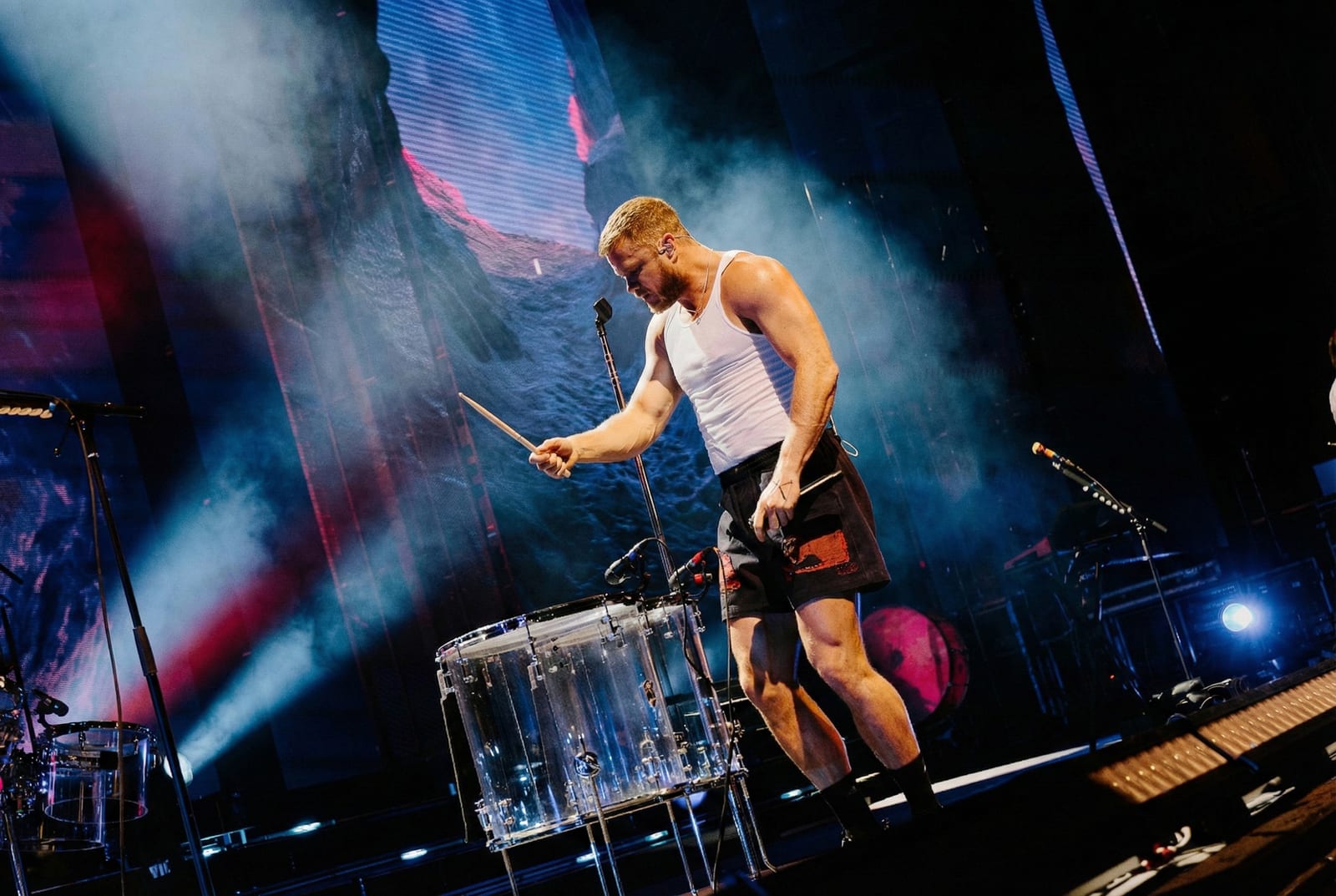 Imagine Dragons performing live, frame 15 of 18